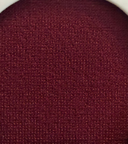 PRE-ORDER The Audrey Slip-On Ponte Flare Pant BURGUNDY