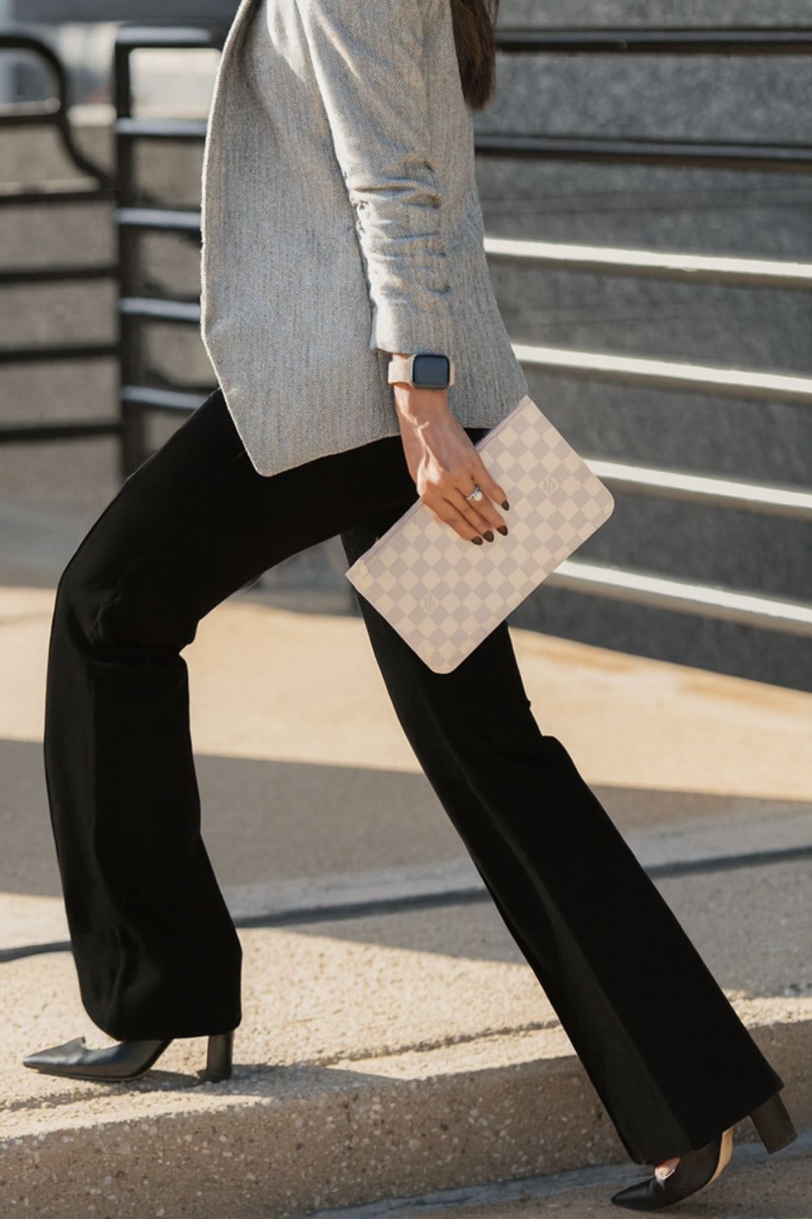 The Audrey Slip-On Ponte Flare Pant BLACK
