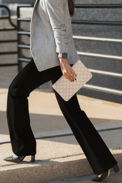 The Audrey Slip-On Ponte Flare Pant BLACK