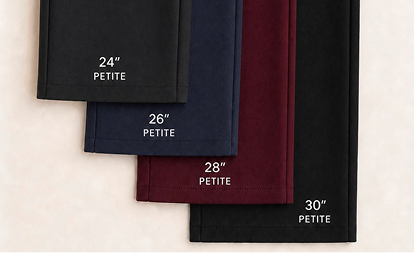 Four Inseams. Every Size.