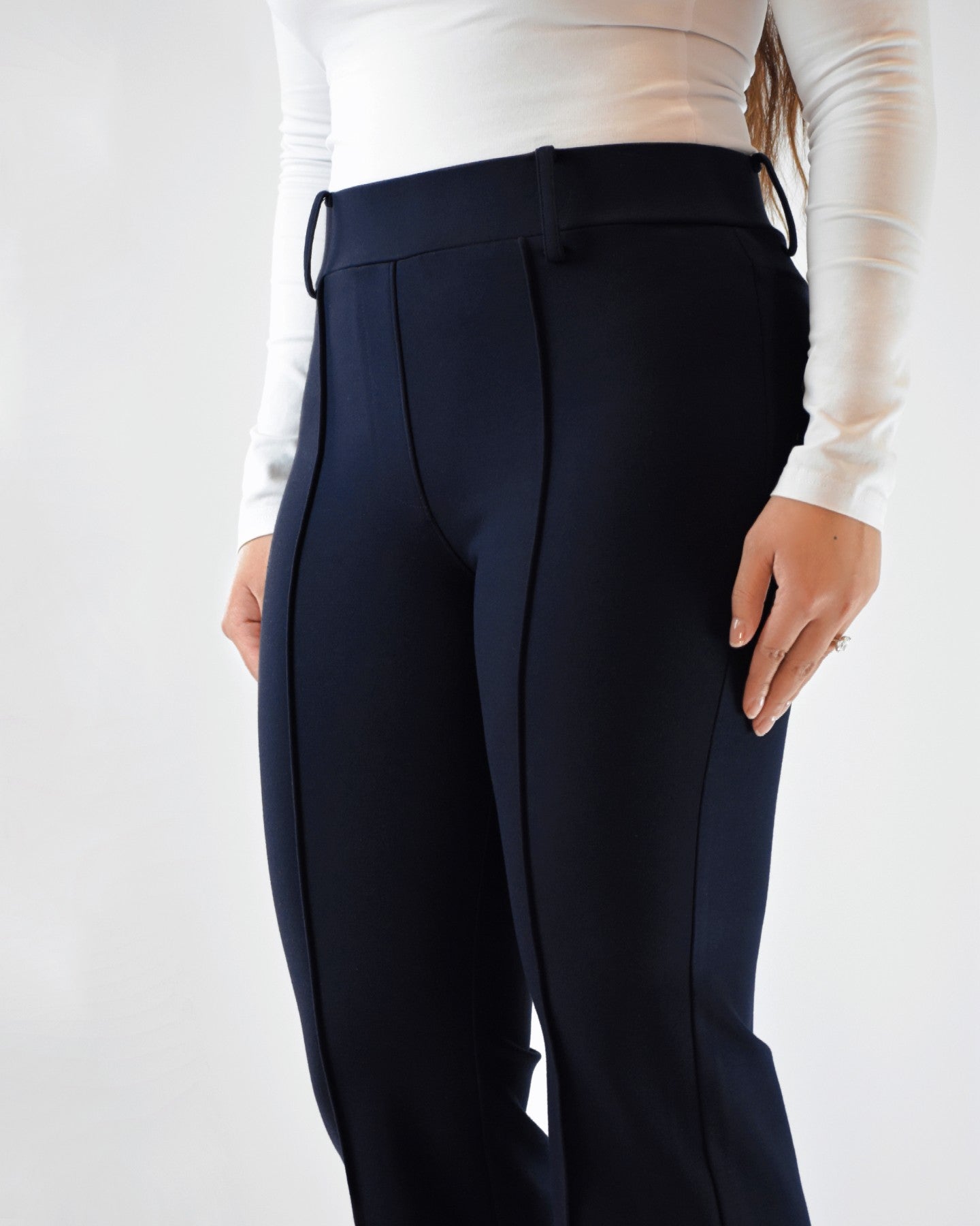 The Audrey, fabric and waistband detail